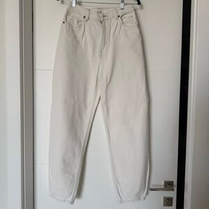 Lee X H&M Cream Boyfriend Jeans